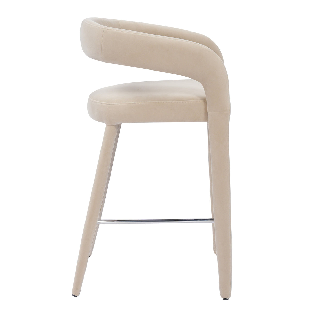 Nouveau Mundra Counter Chair Beige Jade Polyester