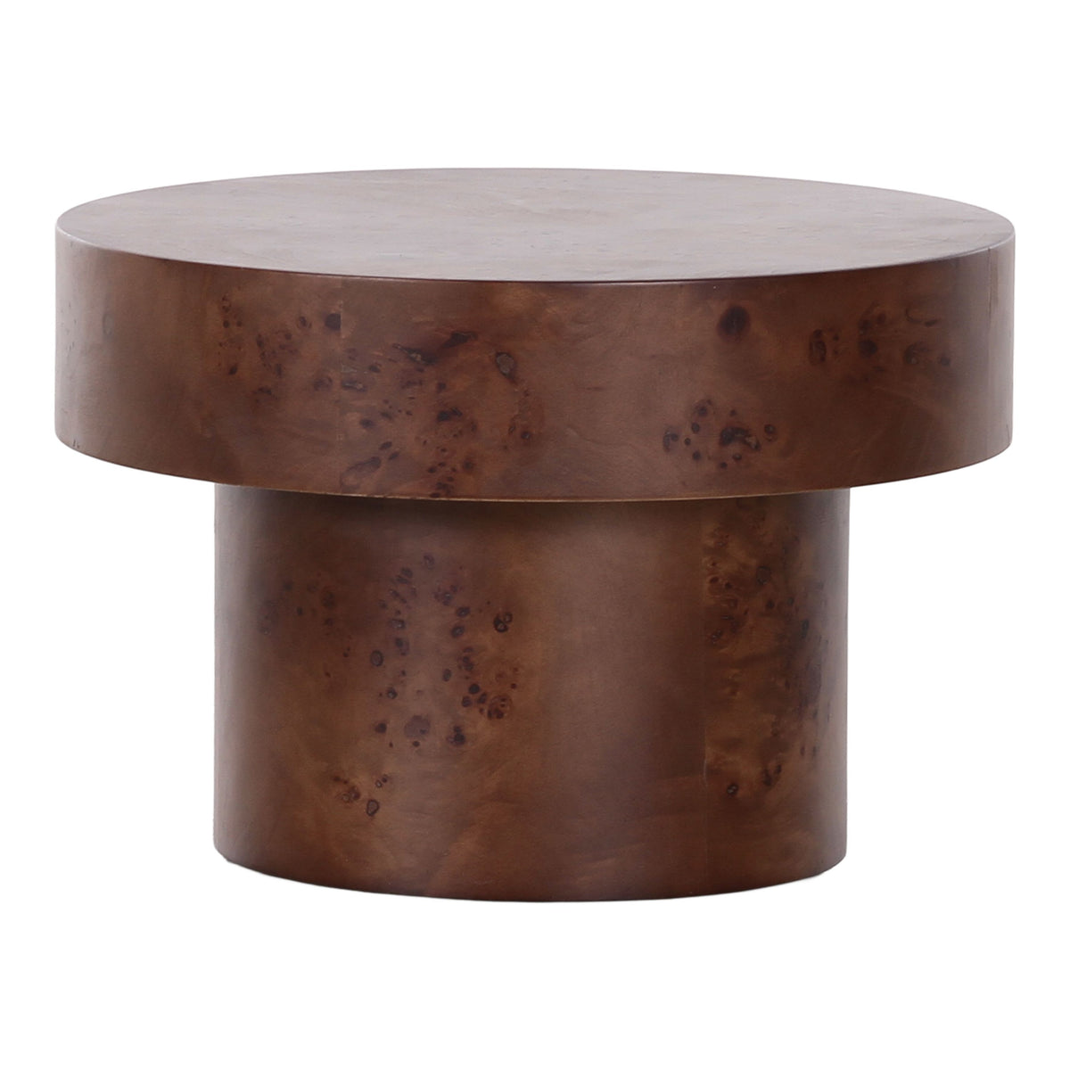 Nouveau Larch Nesting Table Set Dark Poplar Burl