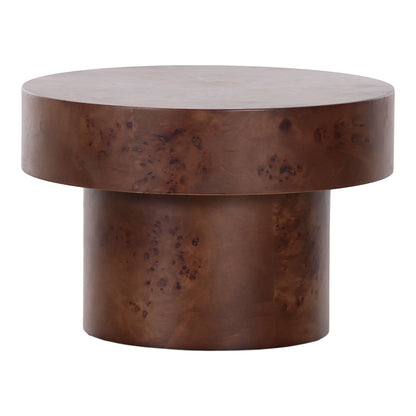 Nouveau Larch Nesting Table Set Dark Poplar Burl