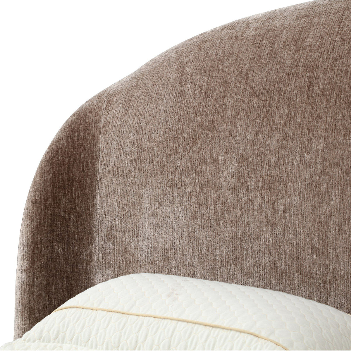 Rory Modern Tan Upholstered Bed
