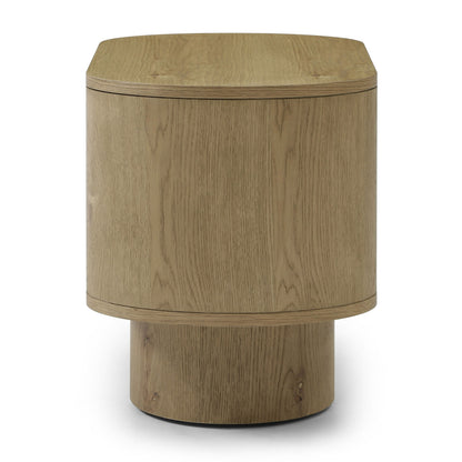 Sanya Modern Natural White Oak Nightstand