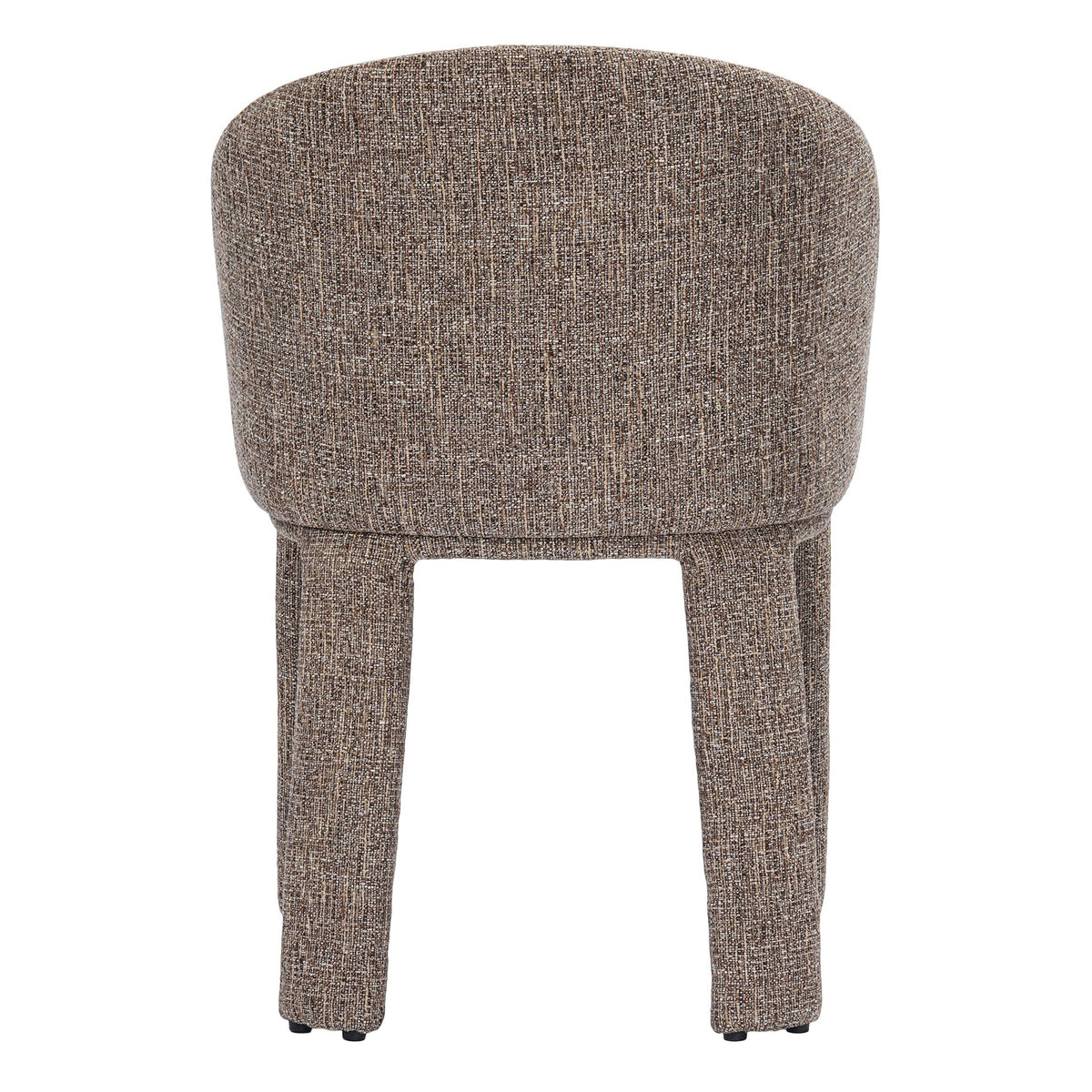 Sarkis Modern Brownish Grey Velvet Upholstered Dining Side Chair