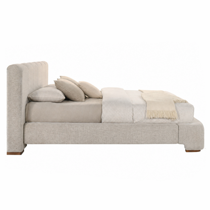 Reveal Beige Upholstered Bed