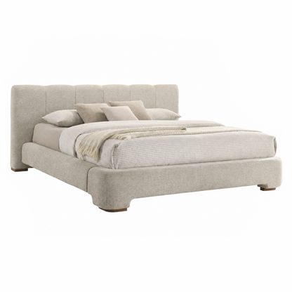 Reveal Beige Upholstered Bed