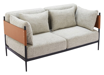 Stirbe Loveseat Gray – Comfortable and Stylish Gray Loveseat for Modern Living Spaces