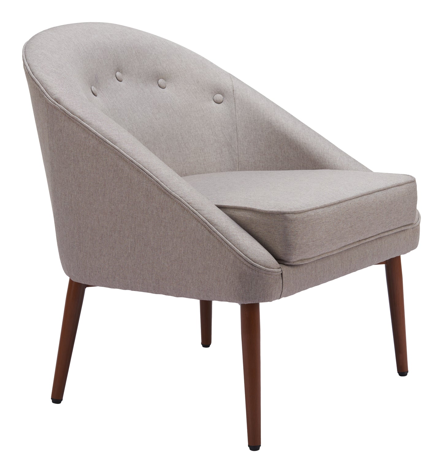 Carter Accent Chair - Gray Modern and Comfortable Upholstered Chair for Stylish Living Rooms