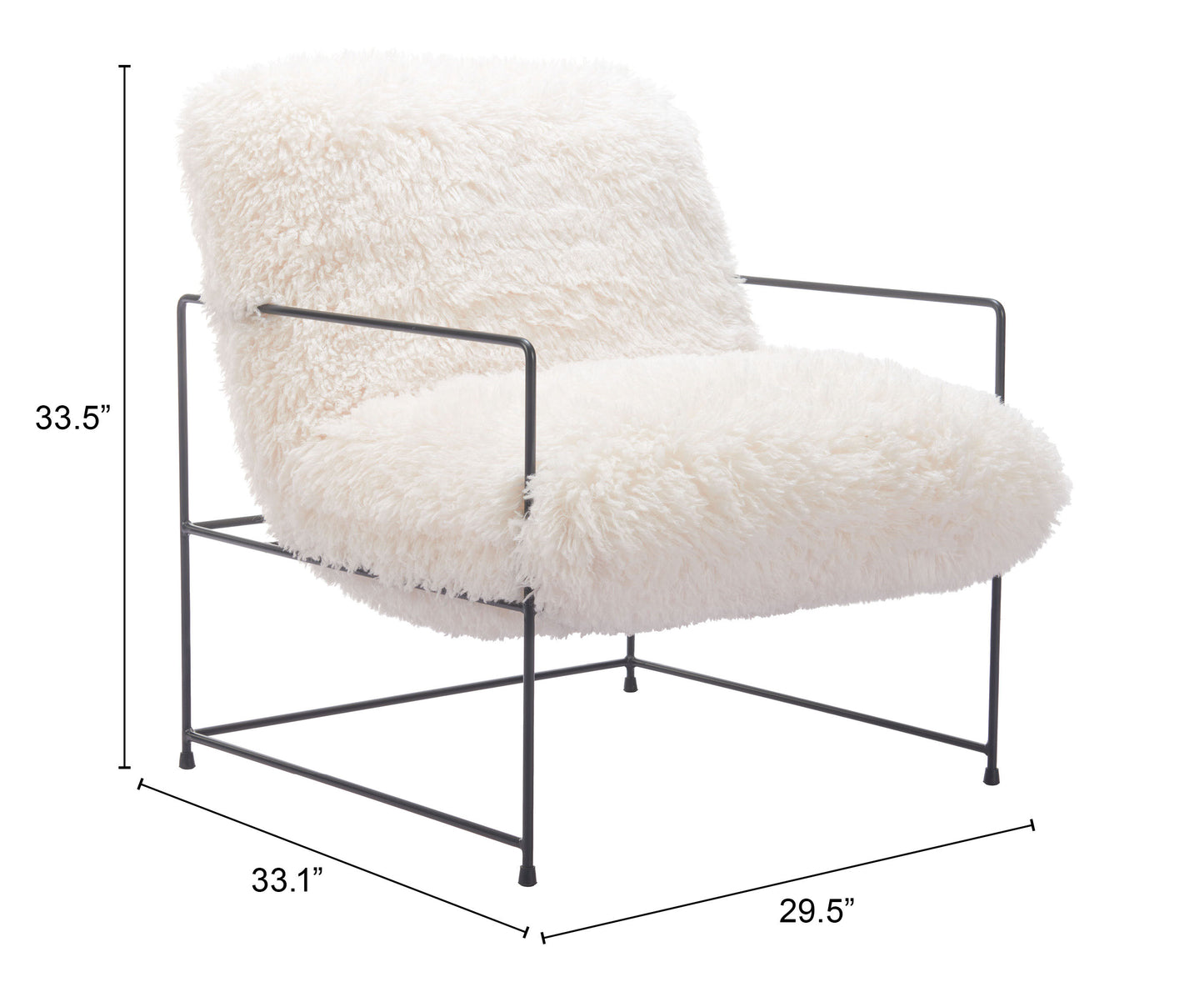 Pelut Accent Chair White