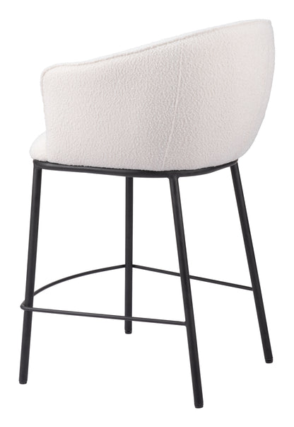 Essen Counter Stool - Ivory Stylish and Comfortable Counter Stool for Contemporary Kitchens and Dining Spaces