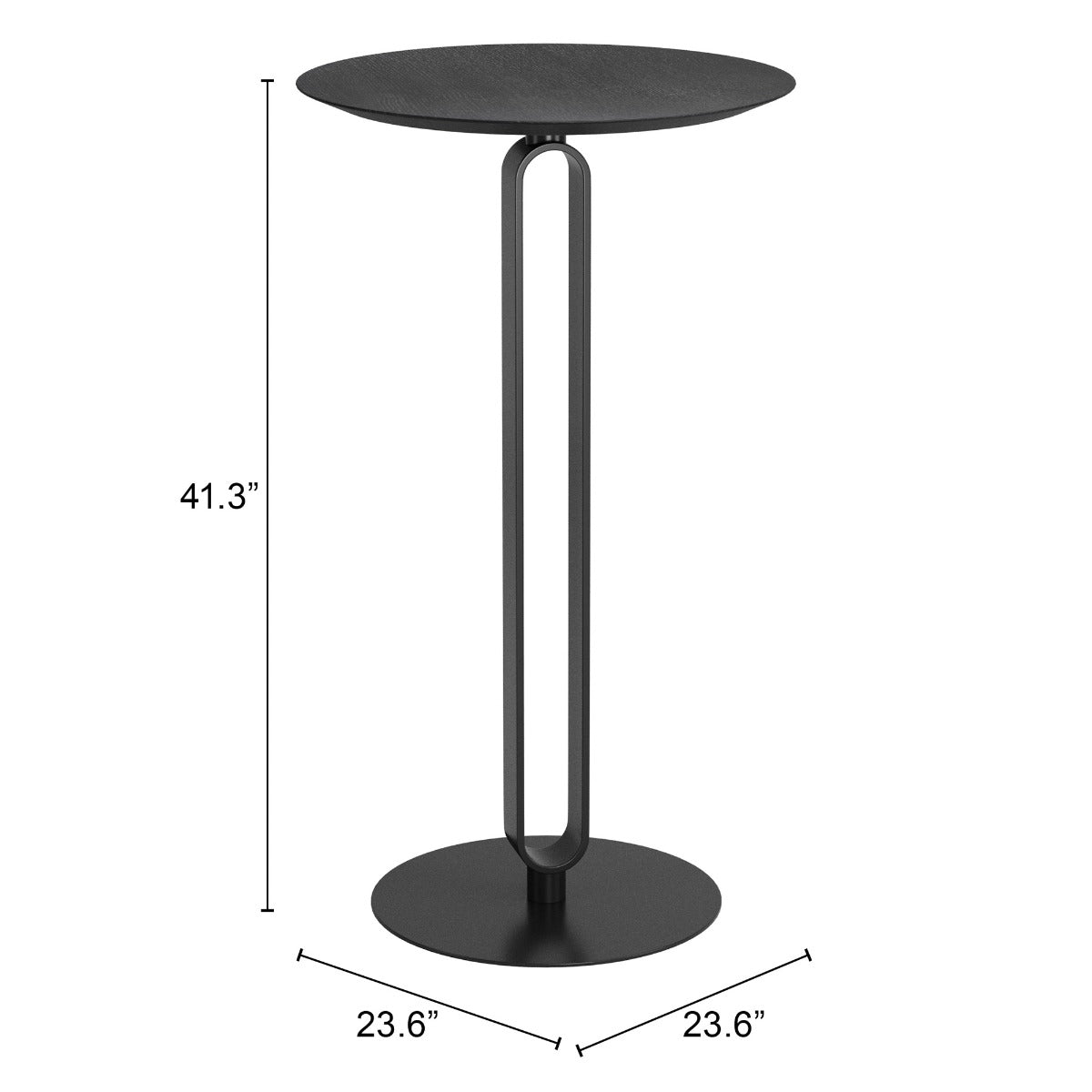 Derry Bar Table Black