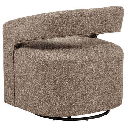 Westhill Rocky Road Boucle Upholstered Swivel Accent Chair