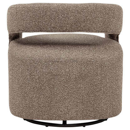 Westhill Rocky Road Boucle Upholstered Swivel Accent Chair