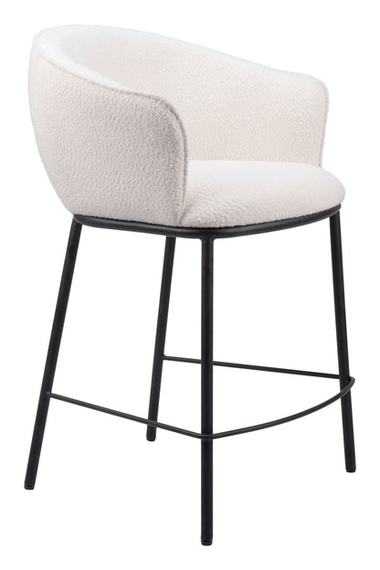 Essen Counter Stool - Ivory Stylish and Comfortable Counter Stool for Contemporary Kitchens and Dining Spaces