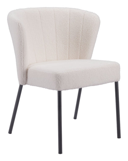 Aimee Dining Chair Set of 2 - Stylish Cream Design for Elegant Dining Rooms and Contemporary Spaces