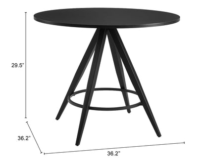 Dinos Dining Table - Black Modern and Sleek Dining Table for Stylish Dining Rooms