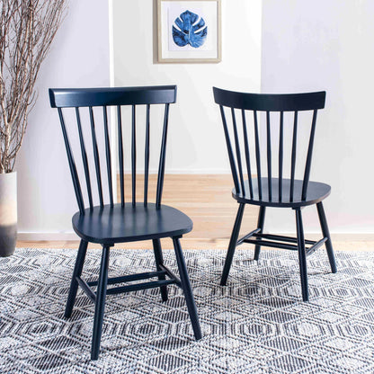 Parker Elegant Spindle Dining Chair Set of 2 - Timeless and Comfortable Seating for Classic Dining Rooms