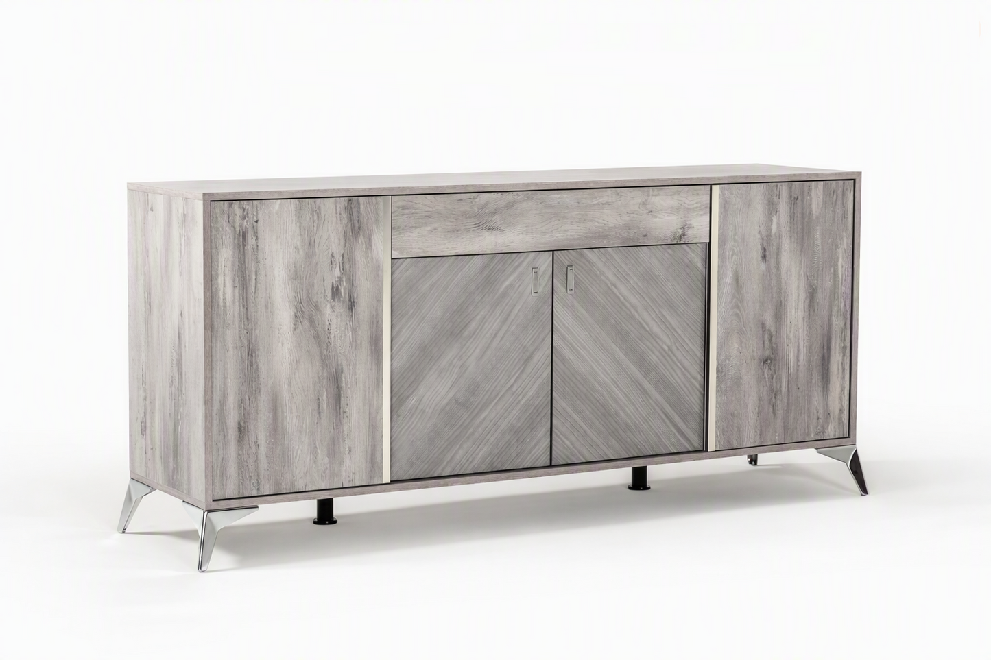 Alexa Light Grey Gloss Buffet