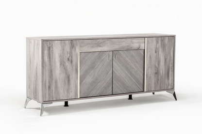 Alexa Light Grey Gloss Buffet