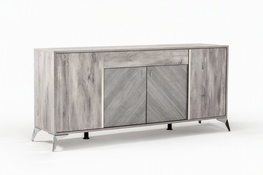 Alexa Light Grey Gloss Buffet