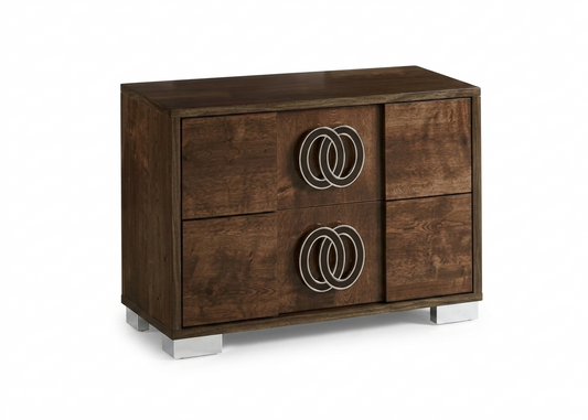 Athen Italian High Gloss Nightstand