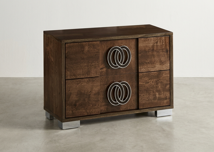 Athen Italian High Gloss Nightstand