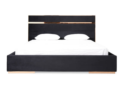 Cartier Black Velvet and Rose Gold Bed