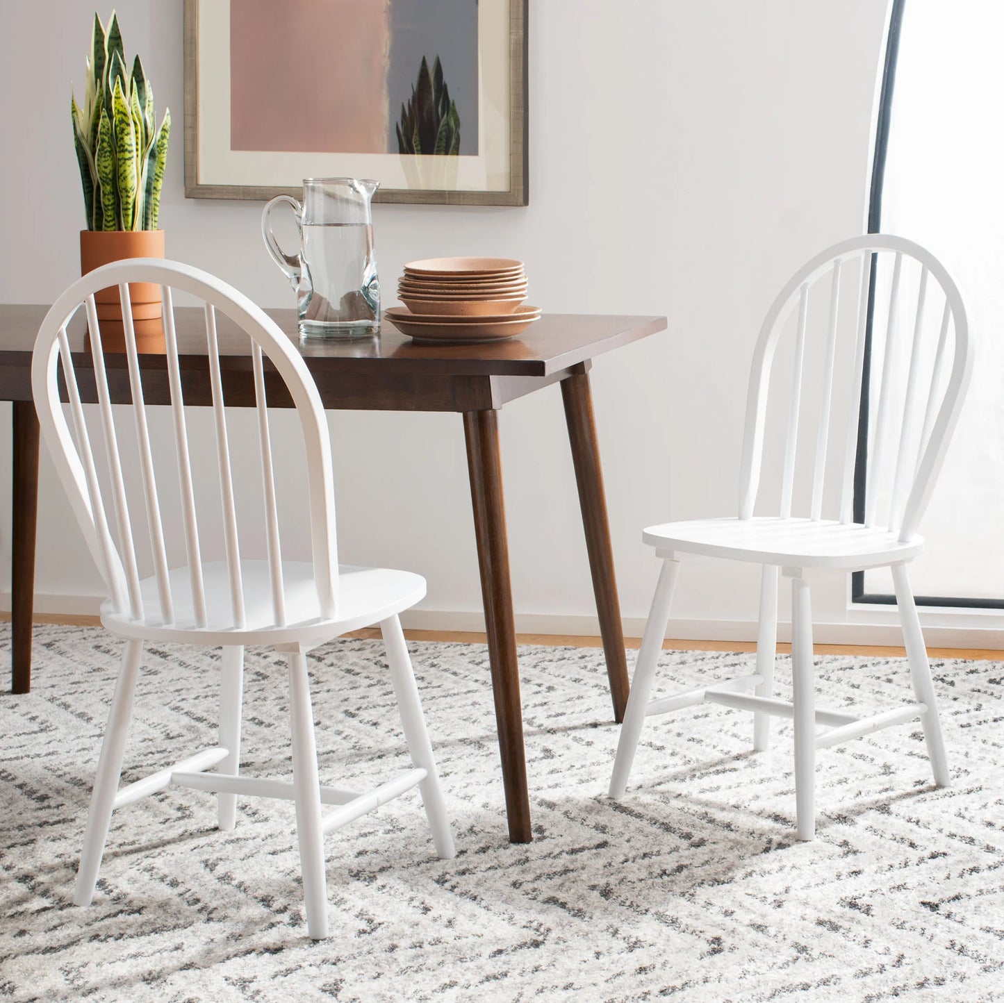 Camden Set of 2 Dining Chairs – Traditional Style with Everyday Ease