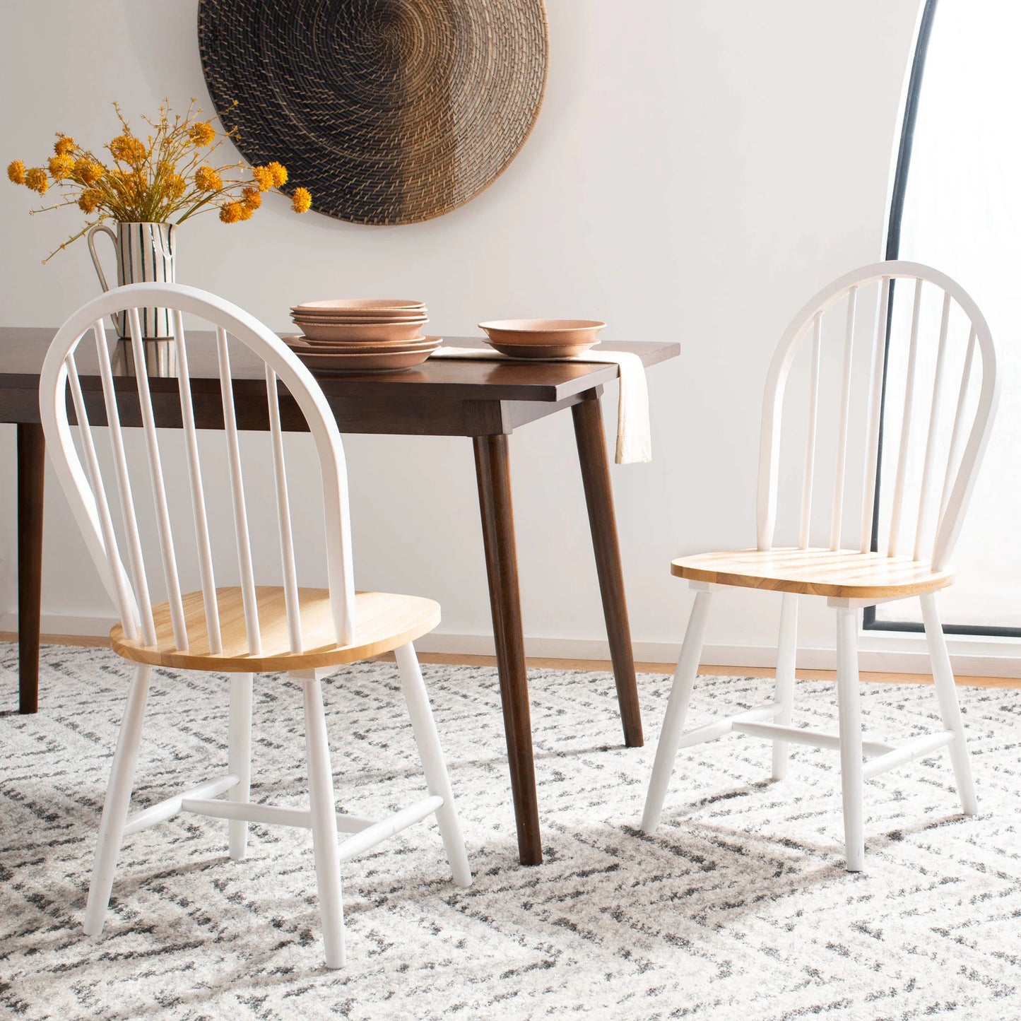 Camden Set of 2 Dining Chairs – Traditional Style with Everyday Ease