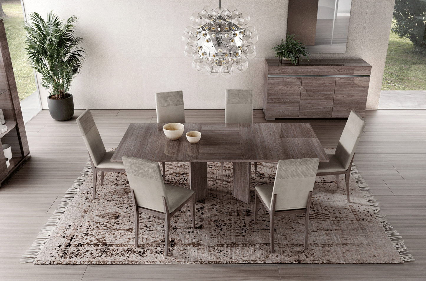 Viola Dining Table with 1 - 17.7" Ext
