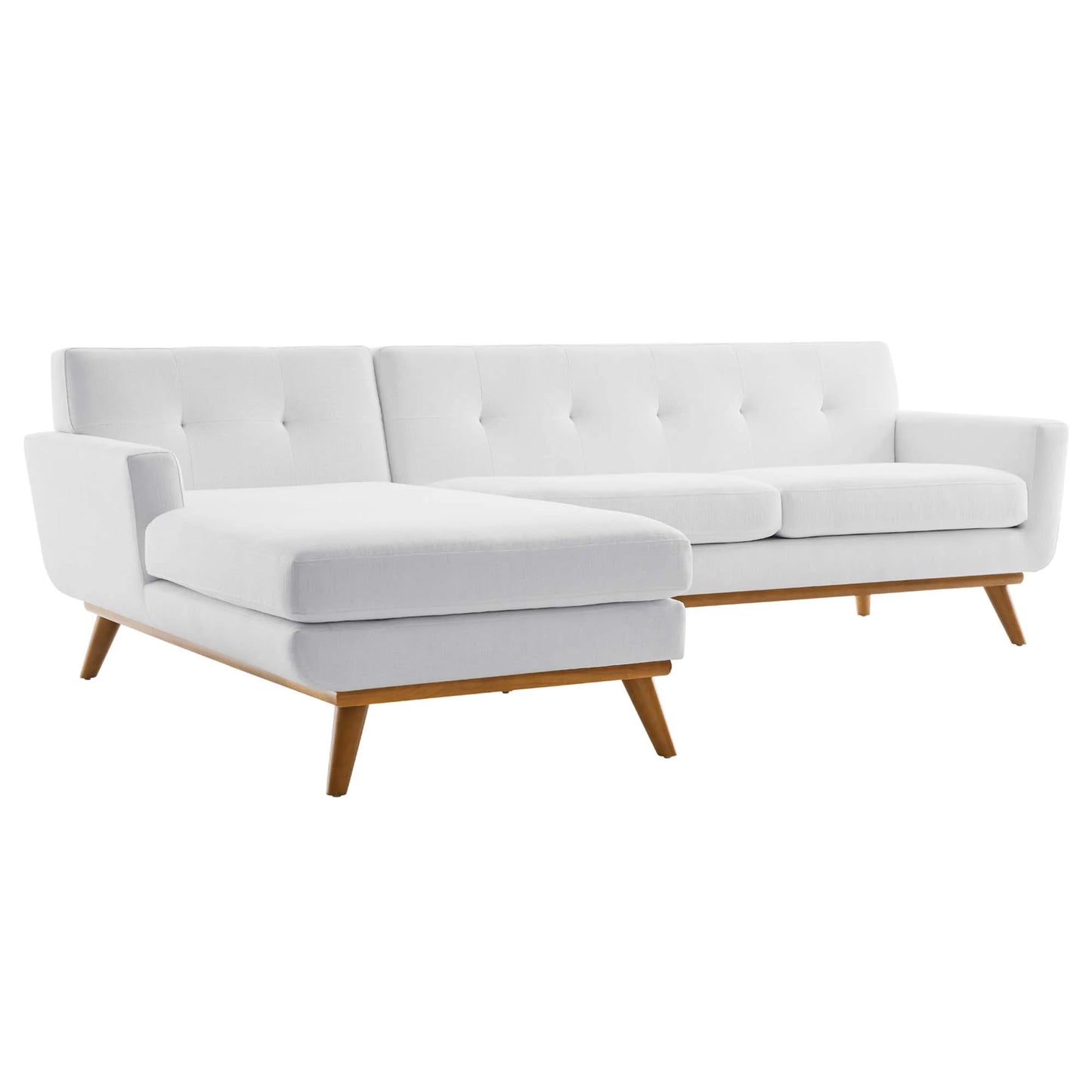 Engage Left-Facing Upholstered Fabric Sectional Sofa – The Perfect Blend of Style and Comfort