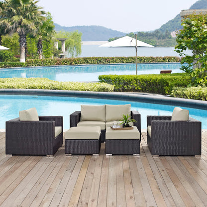Convene 5-Piece Outdoor Patio Sofa Set – Stylish & Comfortable Seating for Your Outdoor Space