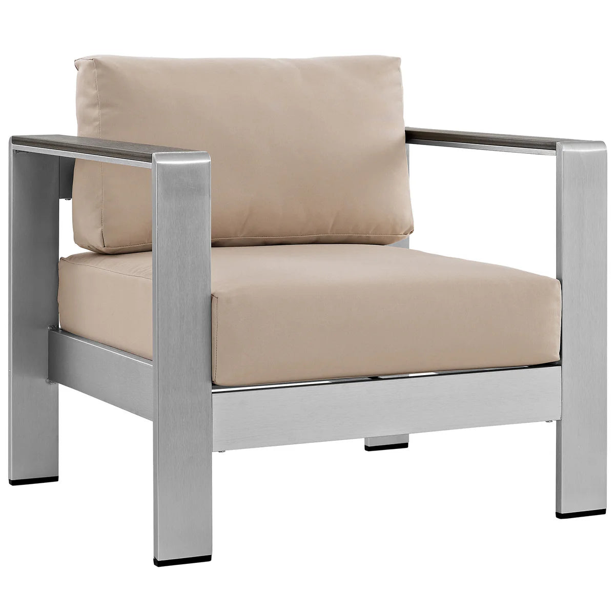 Shore 3-Piece Outdoor Patio Aluminum Set - Durable and Stylish Seating for Relaxed Outdoor Living