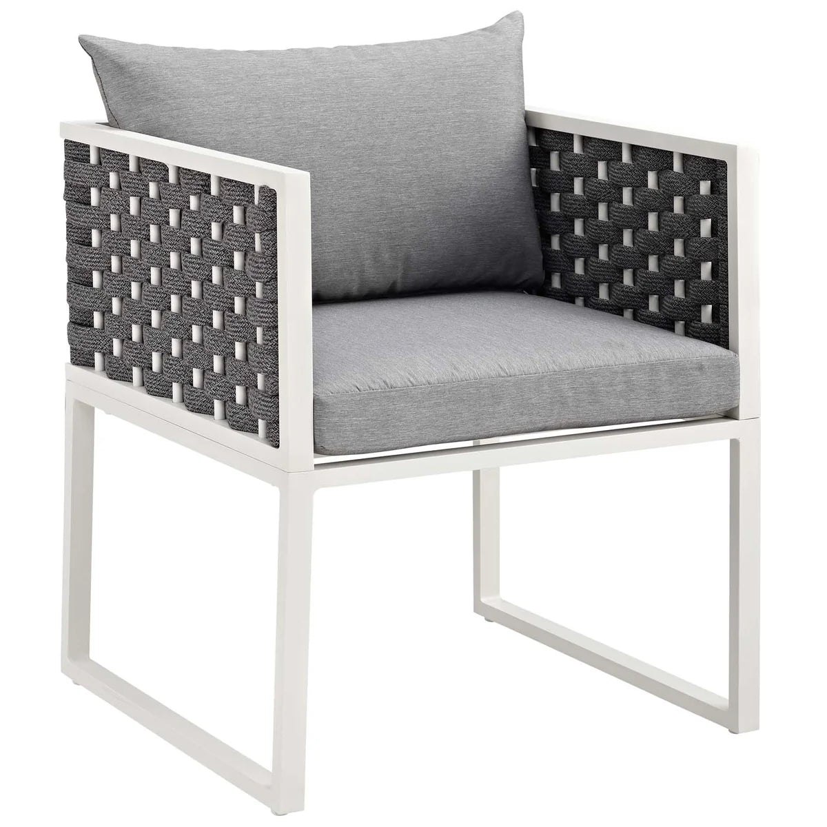 Stance Contemporary 9-Piece Outdoor Patio Dining Set - Stylish and Spacious Dining for Modern Outdoor Entertaining