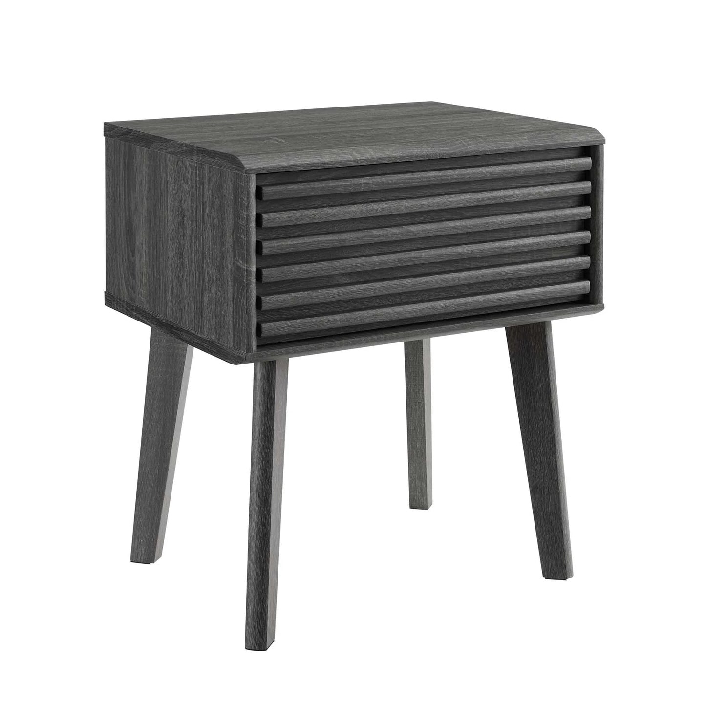 Render Charcoal Oak Walnut White End Table