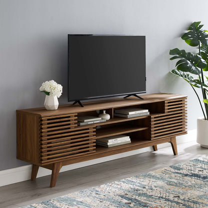 Render 71" Media Console TV Stand - Modern Storage TV Console with Sleek Design