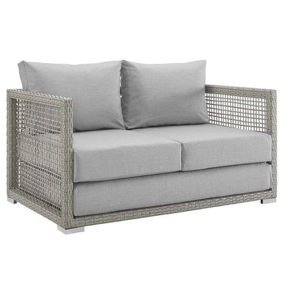 Aura 3-Piece Outdoor Patio Wicker Rattan Set - Stylish and Comfortable Seating for Your Outdoor Oasis