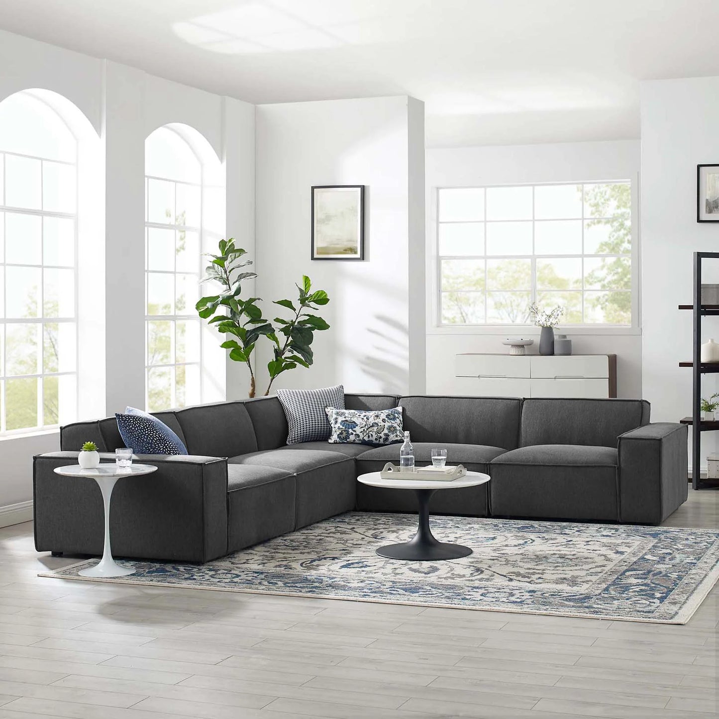 Restore 5-Piece Sectional Sofa – Sleek Spacious and Seriously Lounge-Worthy