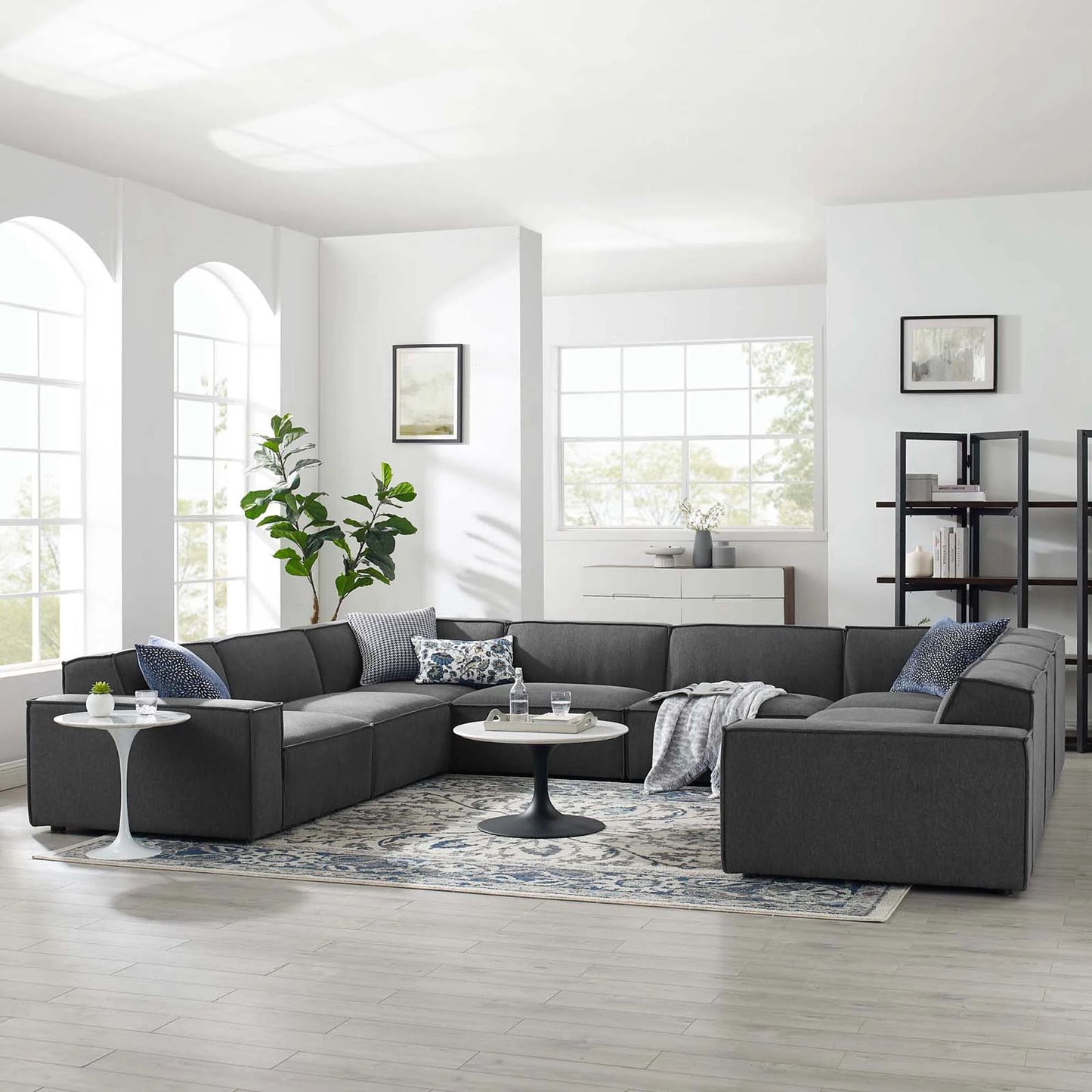 Restore 8-Piece Sectional Sofa – Ultra-Modular Deep-Seated and Comfort-Focused