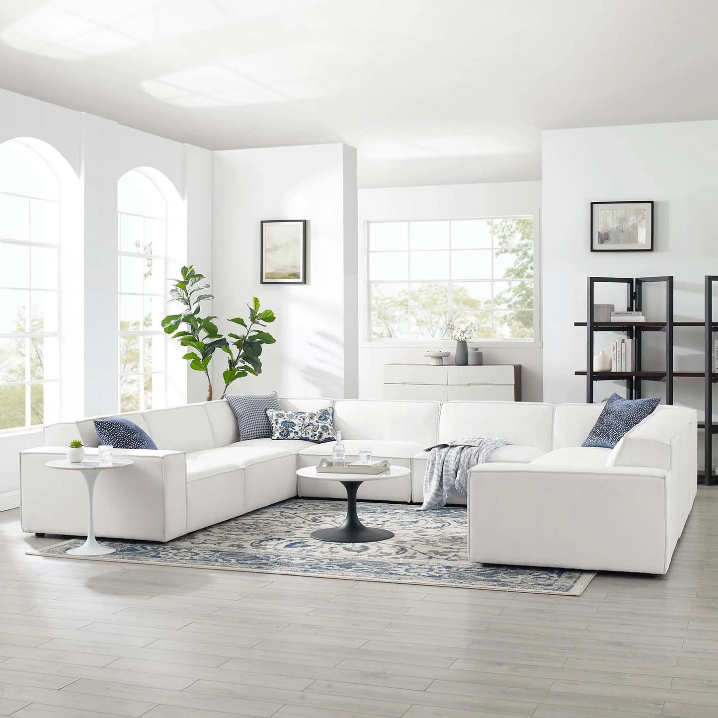 Restore 8-Piece Sectional Sofa – Ultra-Modular Deep-Seated and Comfort-Focused
