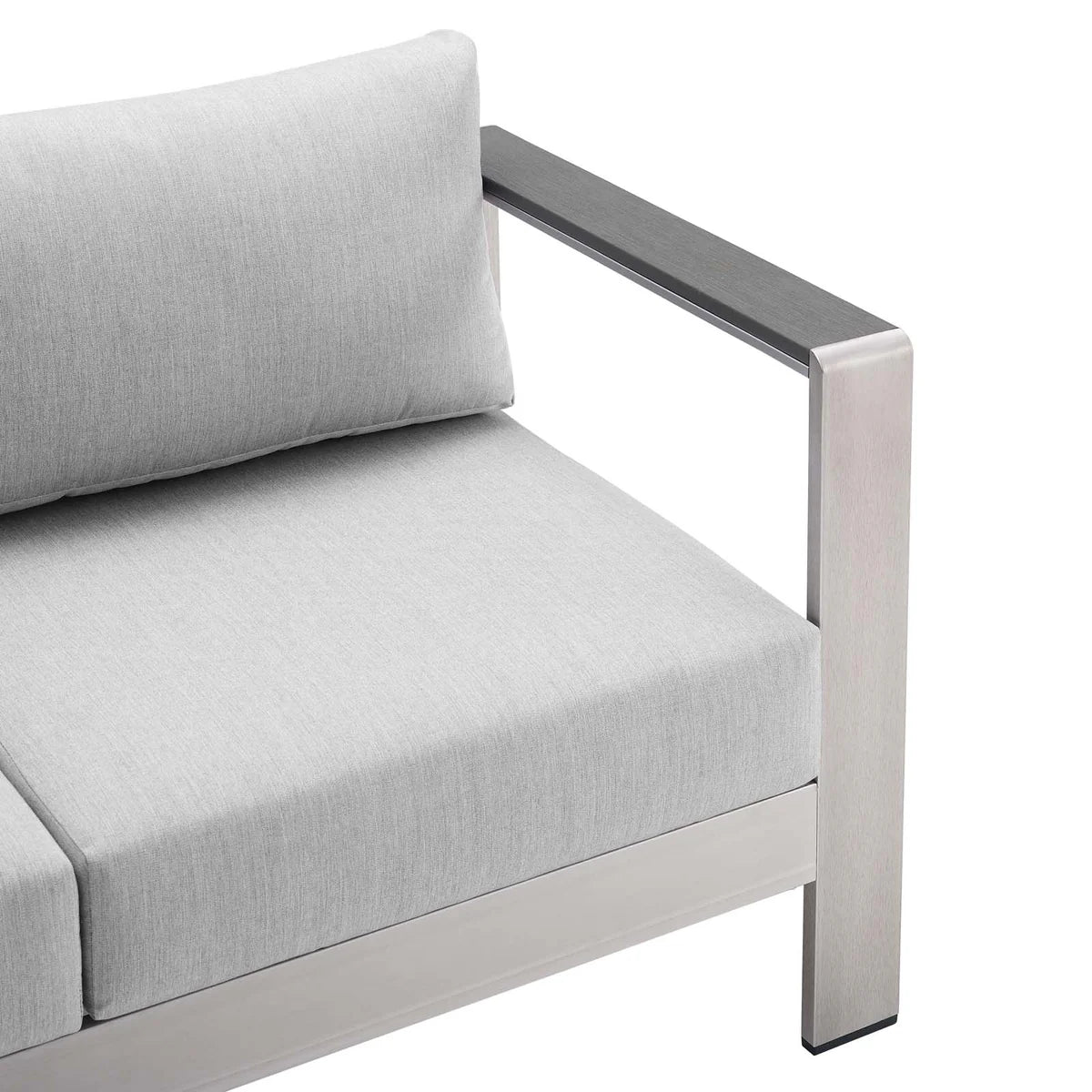 Shore 3-Piece Sunbrella® Fabric Outdoor Patio Aluminum Set - Durable and Stylish Seating with Premium Sunbrella® Fabric for Outdoor Comfort