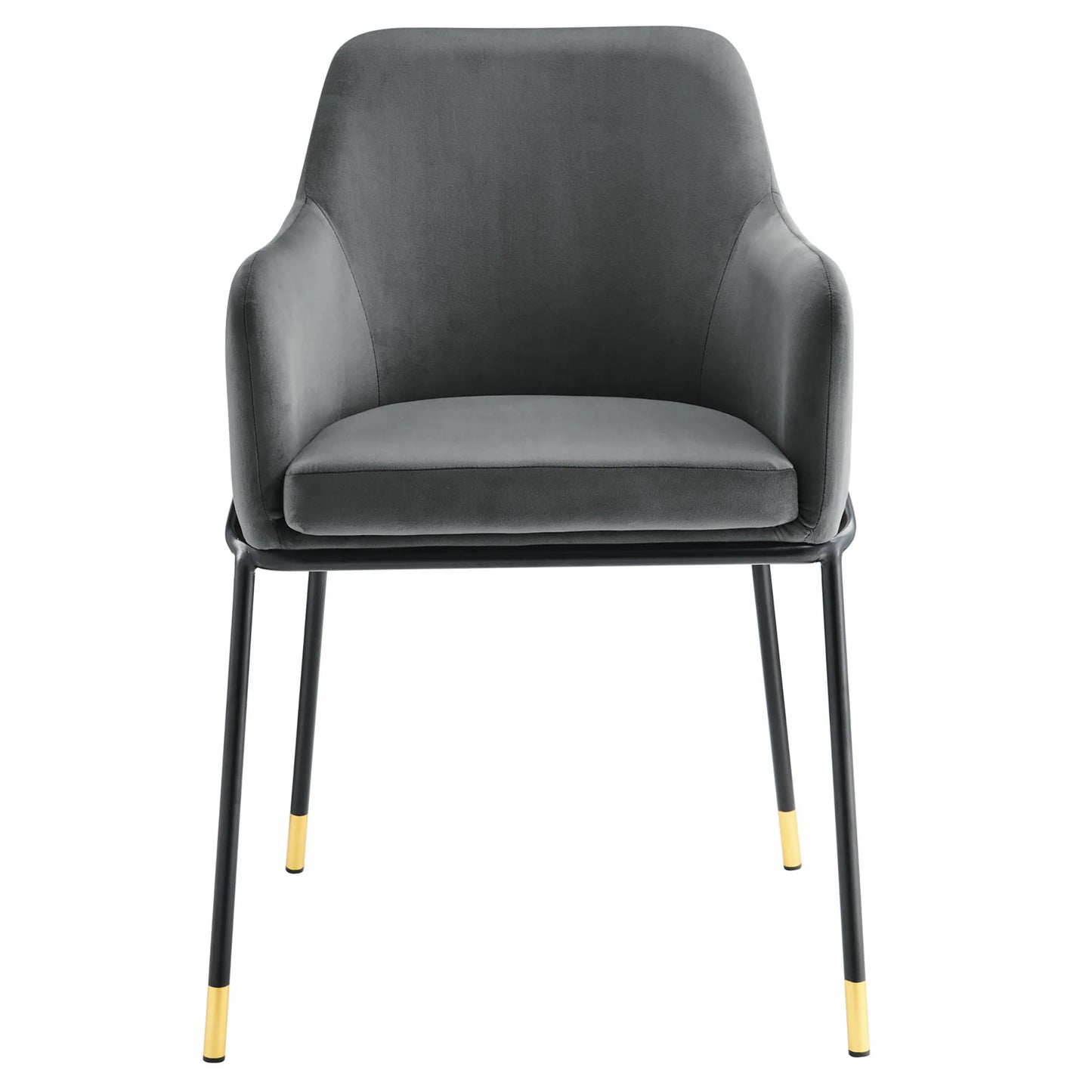 Jovi Performance Velvet Dining Armchair – Modern Upholstered Dining Chair with Luxe Comfort