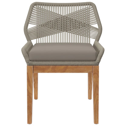 Wellspring Outdoor Patio Teak Wood Dining Chair