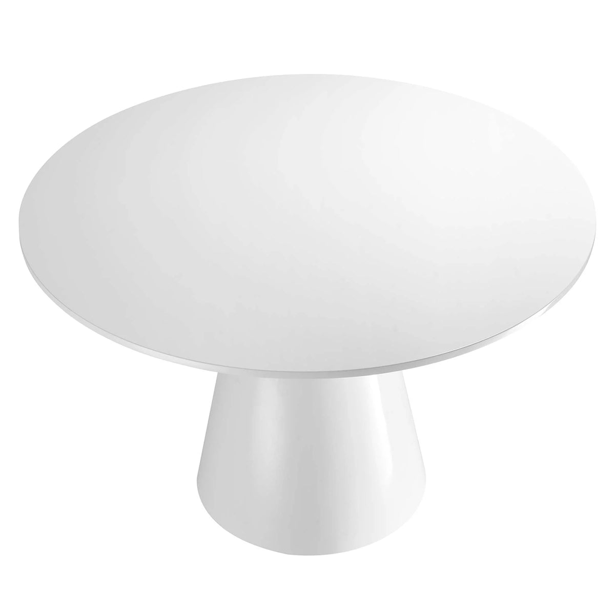 Provision Table Provision 47-Inch Round White Dining Table – Stylish Design Furniture