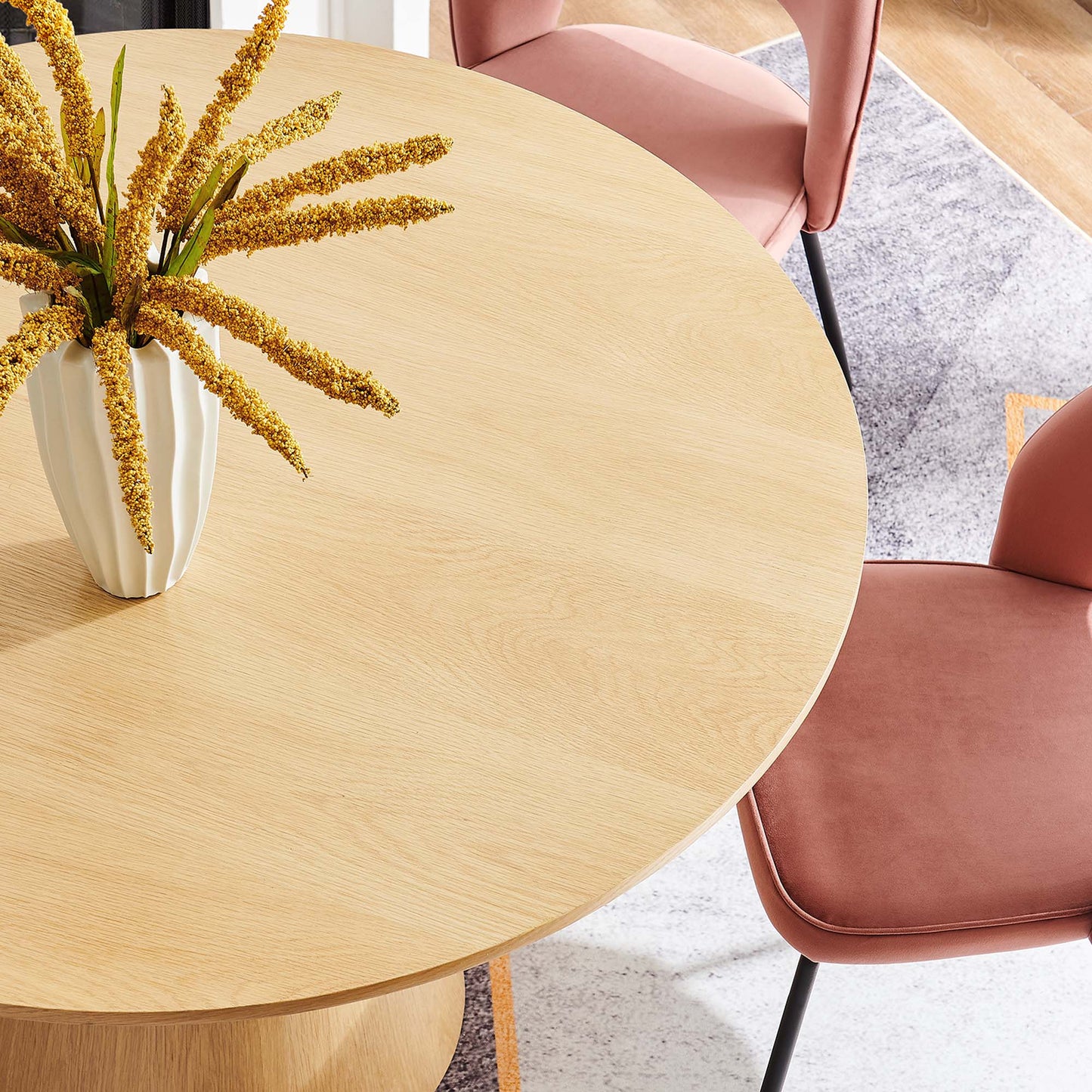 Provision 47" Round Dining Table - Sleek and Stylish Dining Piece for Any Space