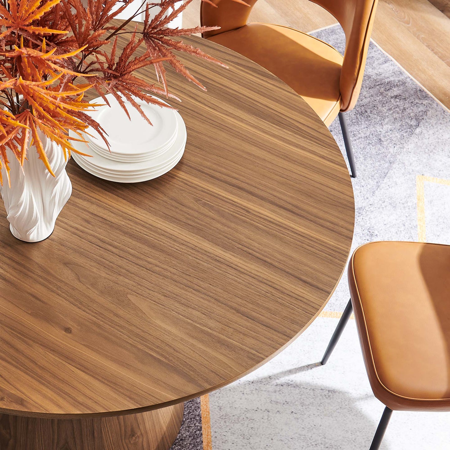 Provision 47" Round Dining Table - Sleek and Stylish Dining Piece for Any Space