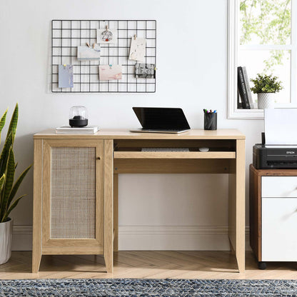 Soma 47" Oak Walnut Office Desk