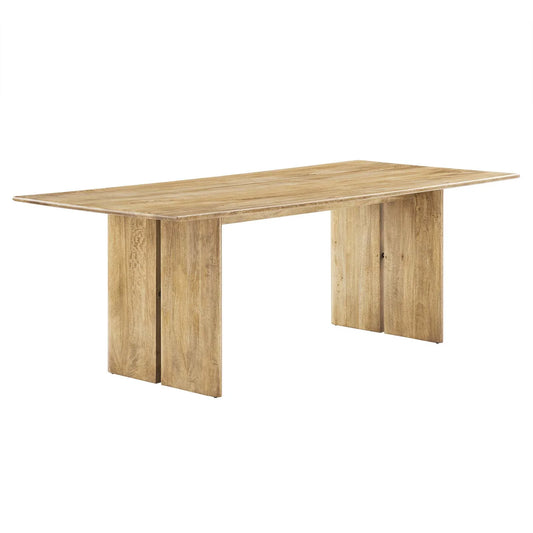 Amistad 86" Wood Dining Table – Elegant Design for Large Gatherings and Stylish Dining