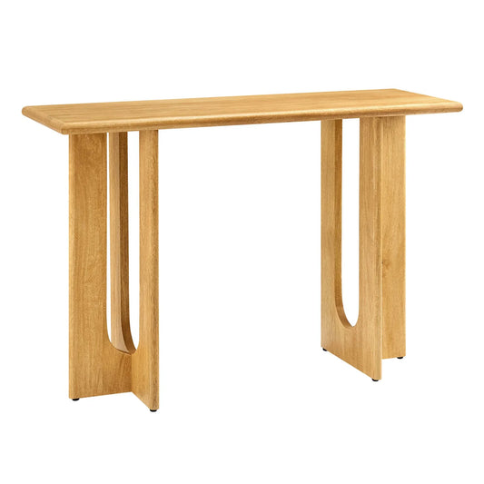 Rivian 46" Console Table – Modern Mid-Century Solid Mango Wood Accent for Contemporary Living Spaces