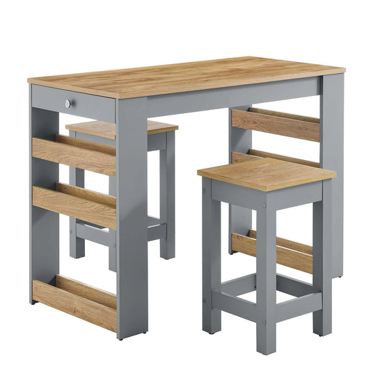 Galley 3-Piece Kitchen Island Set with Stools – Functional and Stylish Dining Solution for Modern Kitchens