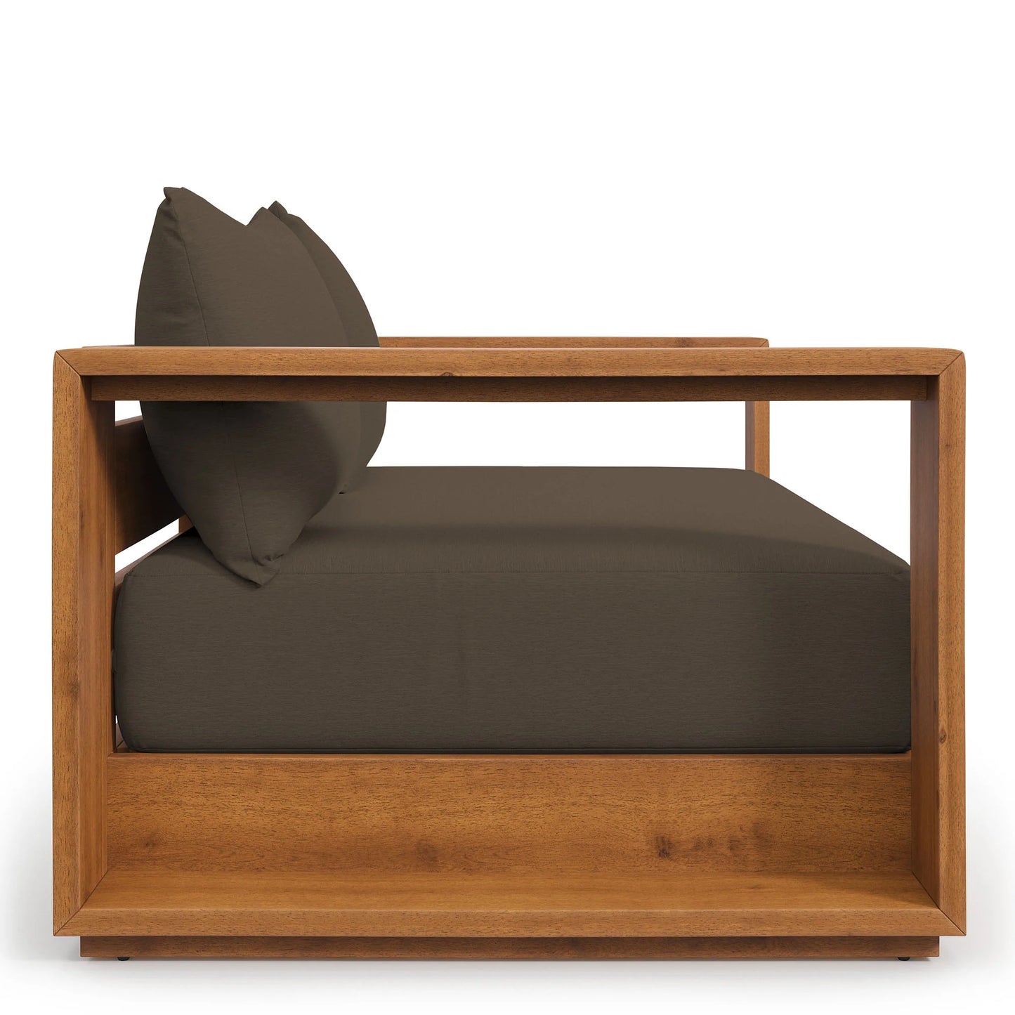 Tahoe Acacia Wood Outdoor Patio Loveseat – Weather-Resistant Acacia Wood Seating