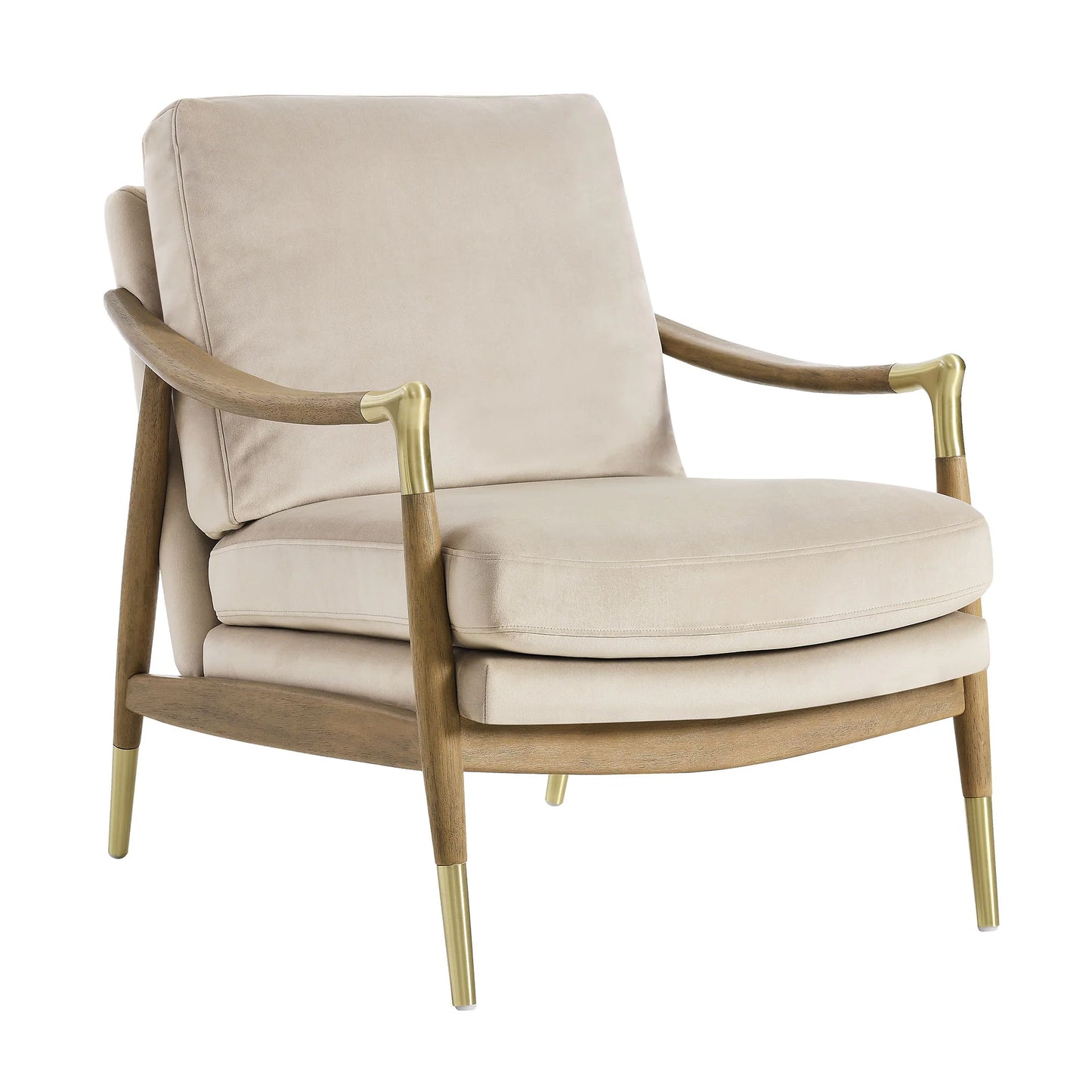 Langford Performance Velvet Accent Armchair – Stylish and Durable Velvet Chair for Modern Living Rooms